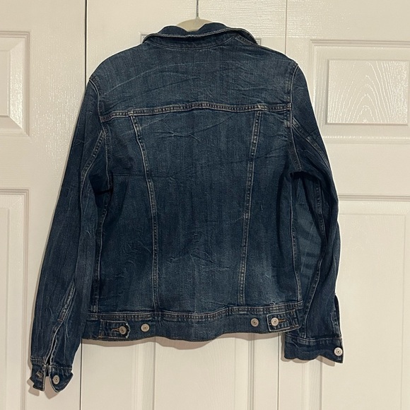 Old Navy Dark Wash Jean Jacket Size Medium - Picture 2 of 2